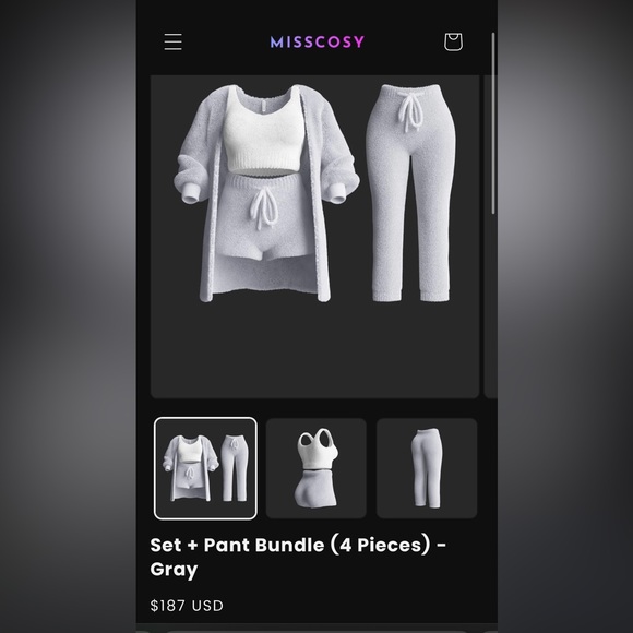 NWT Knit Top/Shorts Set - Picture 13 of 13